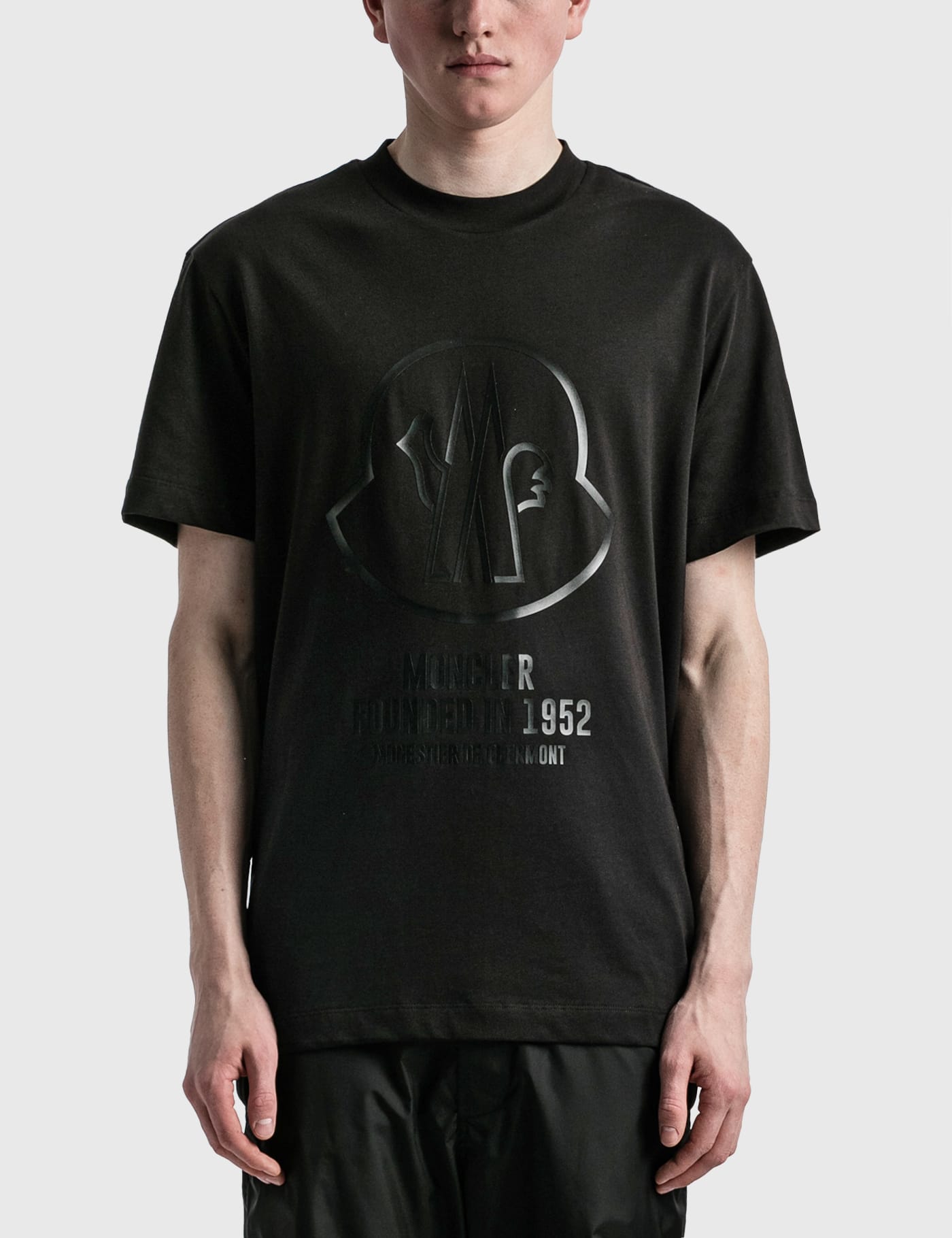Moncler Logo-print T-shirt In Black | ModeSens