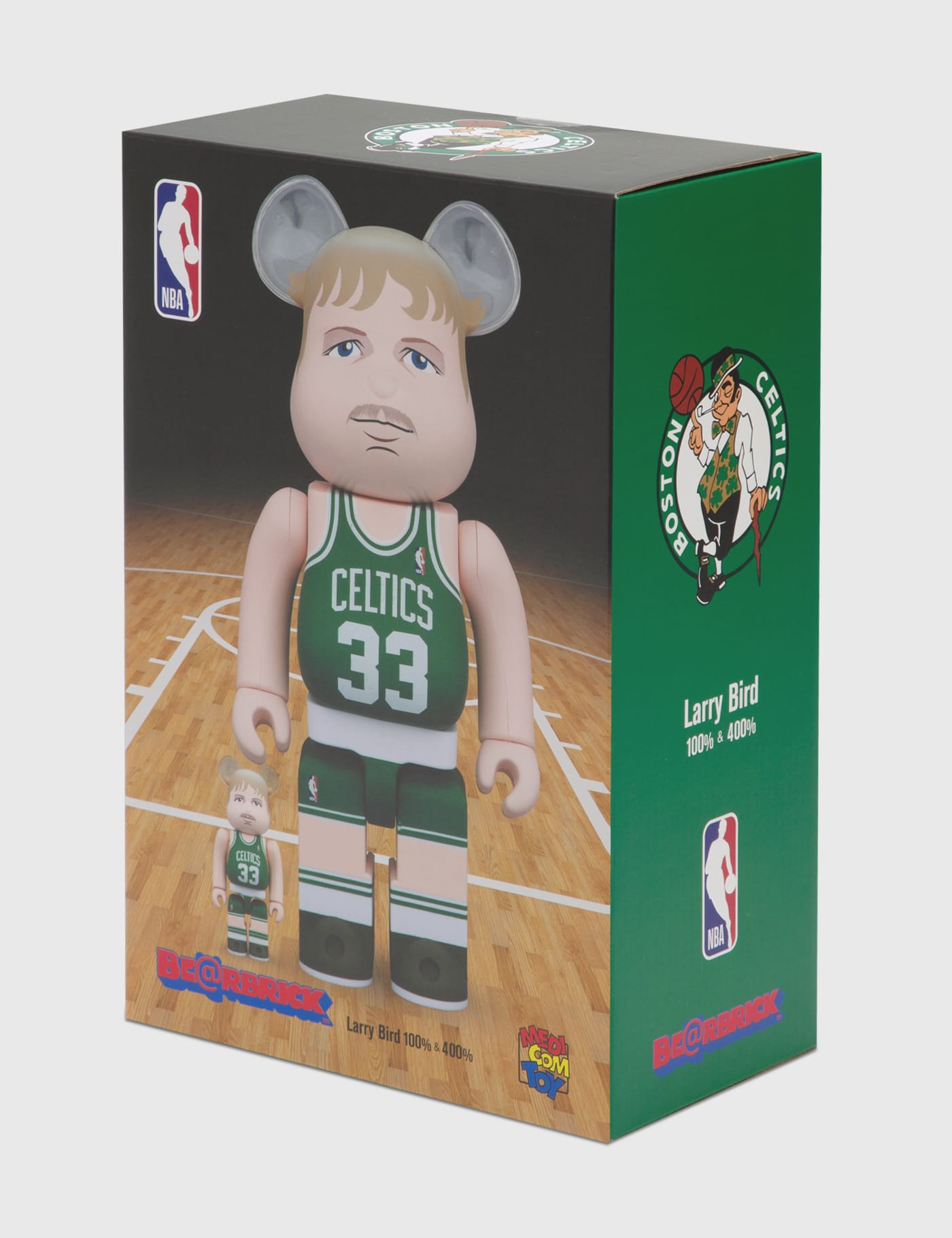 Medicom Toy - Be@rbrick Larry Bird (Boston Celtics) 100％＆400