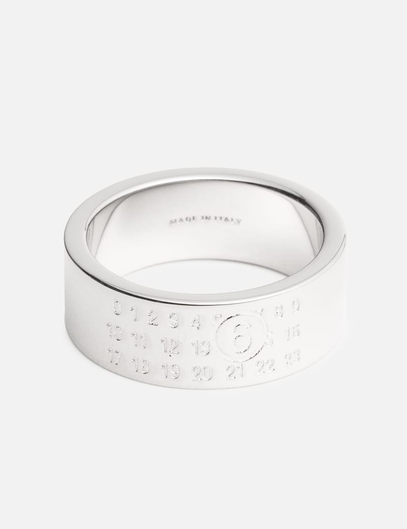 MM6 Maison MargielaリングNumeric MINIMAL MM6 Maison Margiela Numeric Ring - Brass multi-band ring in