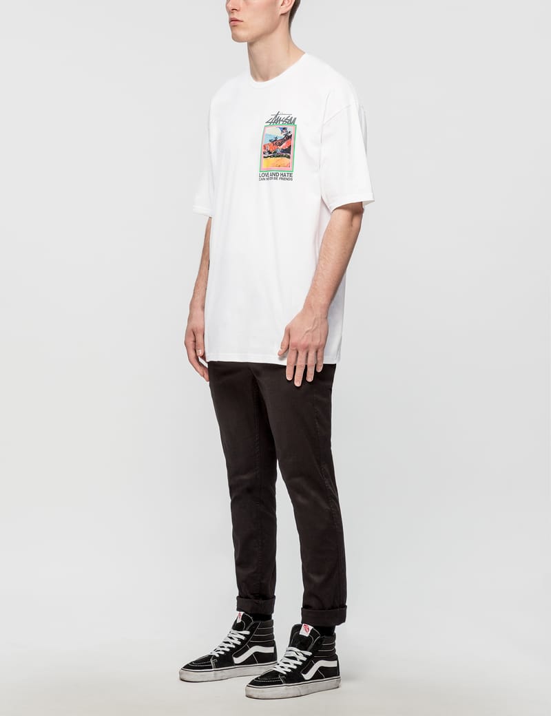 Stüssy - Love And Hate T-Shirt | HBX