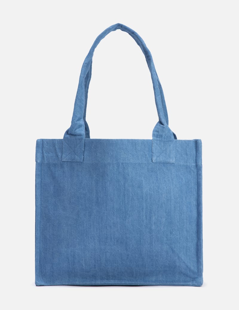★Ganni★ XXL Denim Shopper Bag Dark Navy A6278642 MUSINSA | GANNI XXL Denim Shopper Bag - Dark Navy / A6278642