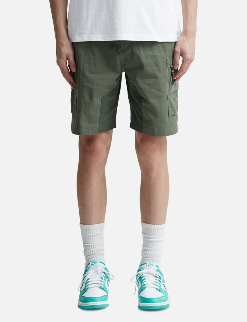 【THISISNEVERTHAT】PCUショートオリーブグリーン Buy thisisneverthat PCU Shorts 'Olive Green' - TN231WSOOS06