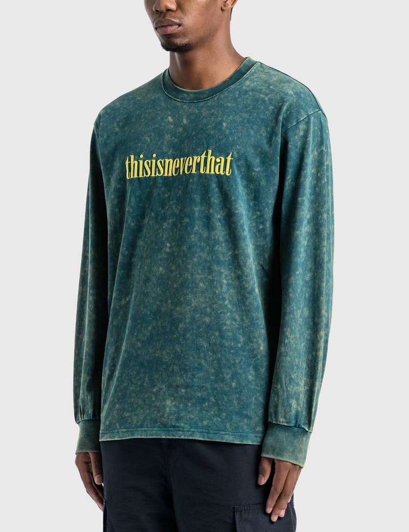 thisisneverthat® - Acid Washed Long Sleeve T-Shirt | HBX