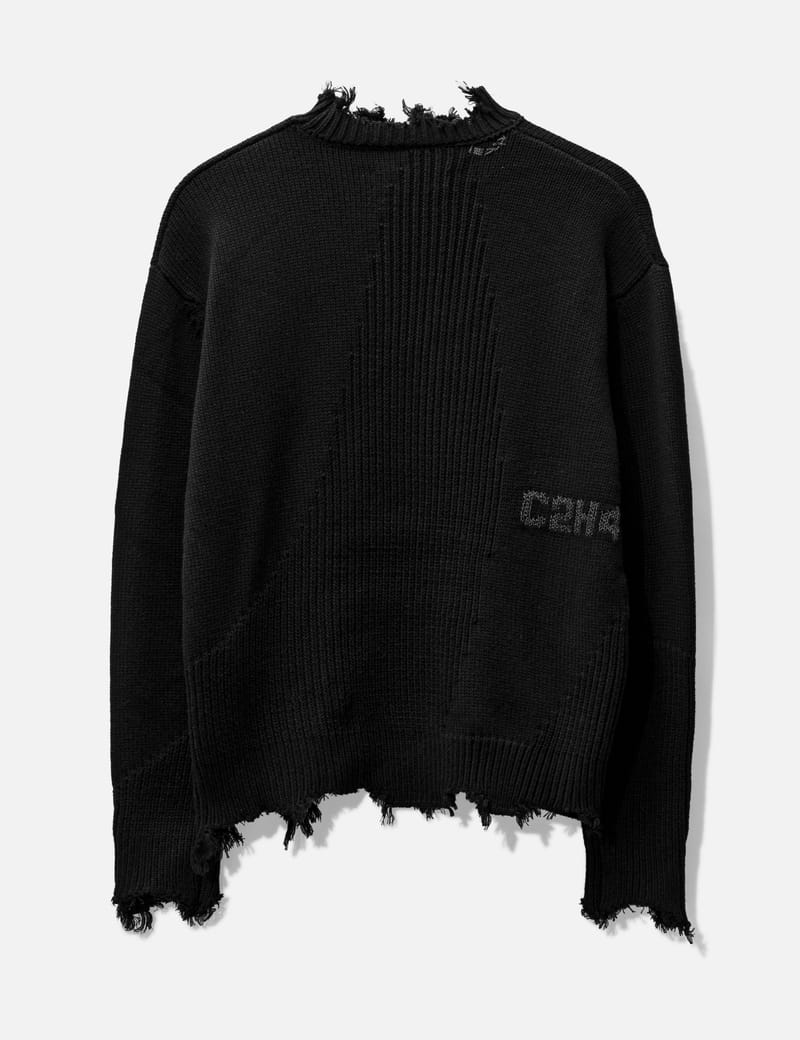 C2H4 - 002 - Arc Sculpture Knit Sweater | HBX - Globally Curated