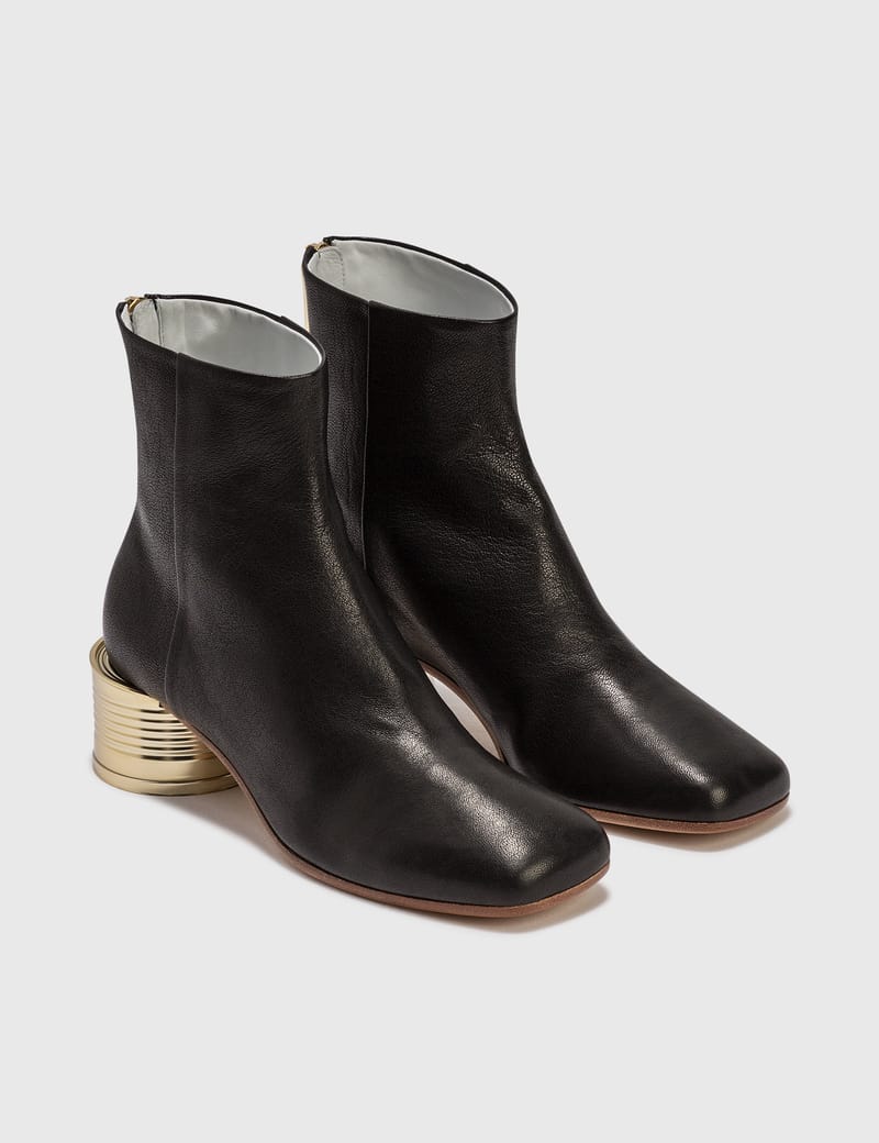 MM6 Maison Margiela - Tin Can Heel Ankle Boots | HBX - Globally