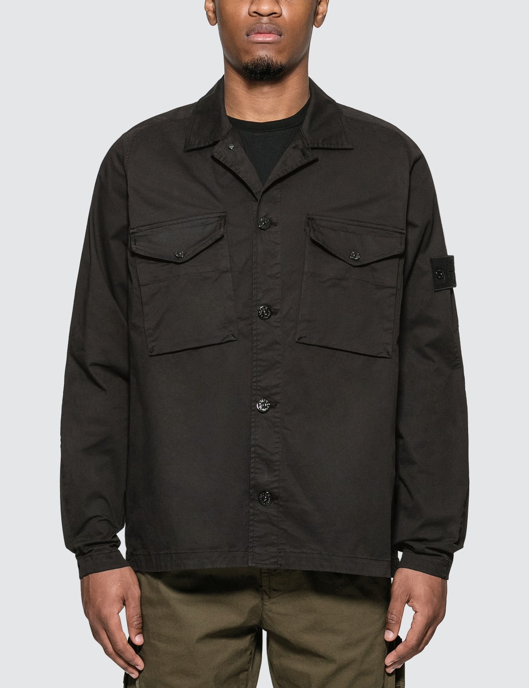 Stone Island - Ghost Pieces Overshirt | HBX - Globally Curated Fashion ...