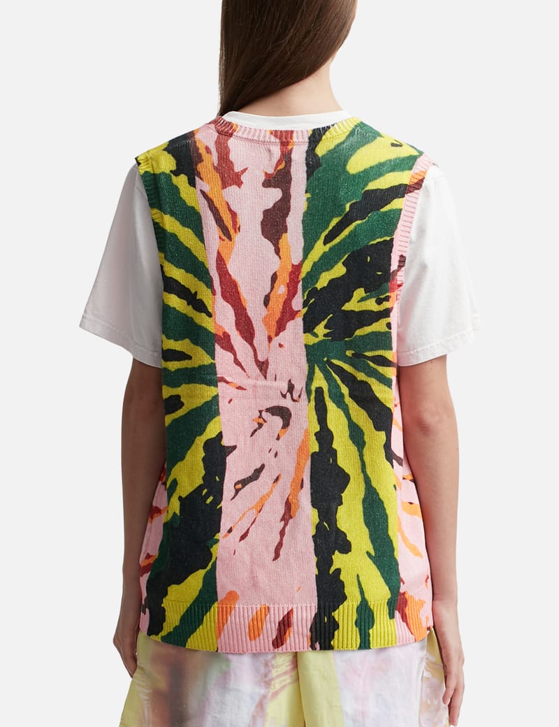 Stüssy - Printed Sweater Vest | HBX - Globally Curated Fashion and