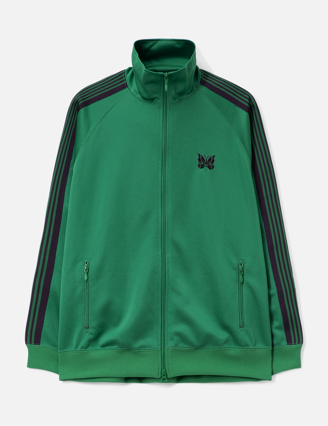 Needles Track Jacket - Green polyester track jacket, brand new with ...