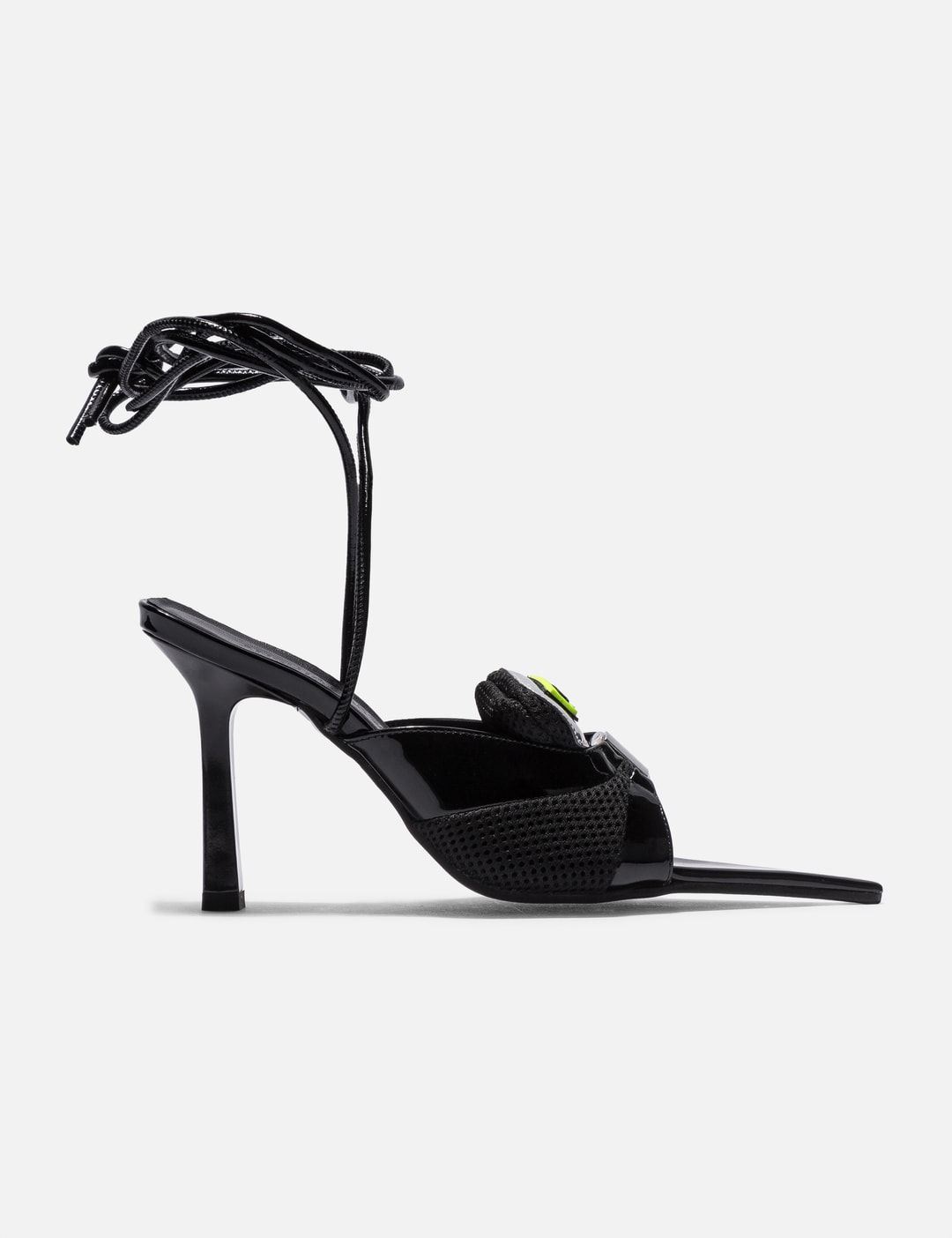 ANCUTA SARCA - Sword Black Sandals With Ankle Straps | HBX - Globally ...