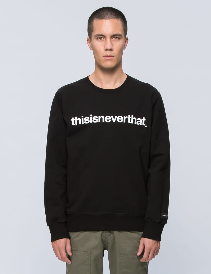 thisisneverthat® - T-Logo Crewneck Sweatshirt | HBX - Globally 