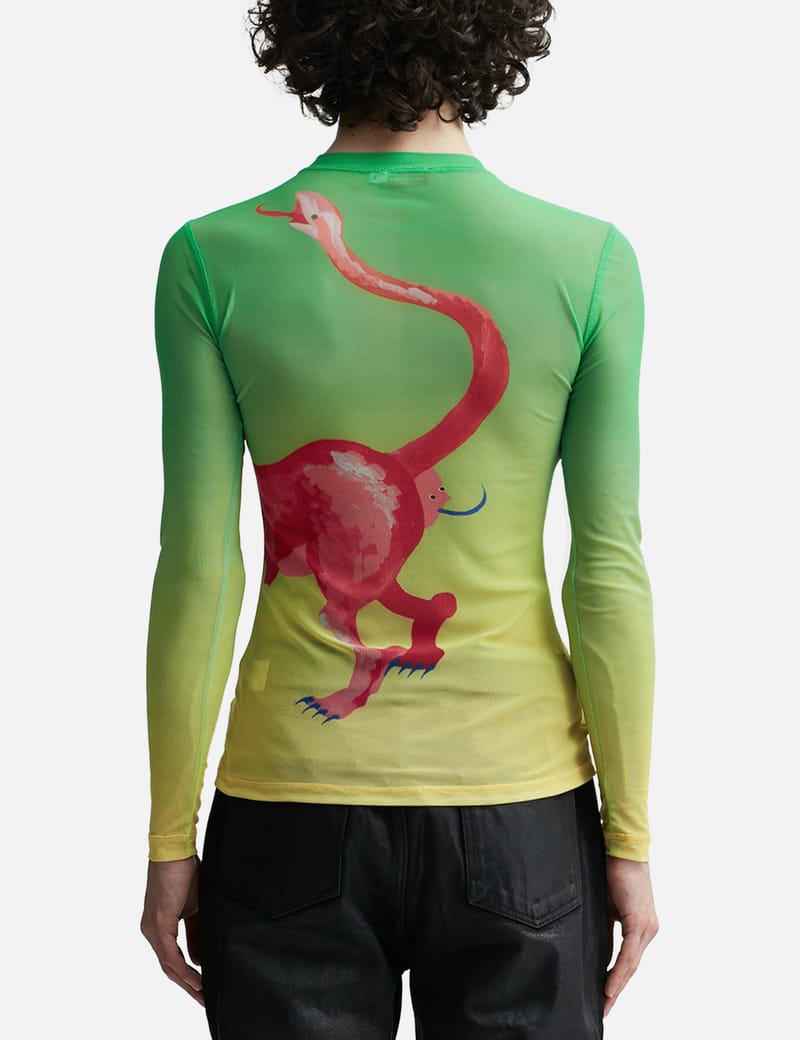 CHARLES JEFFREY LOVERBOY トップス POWERMESH LONG SLEEVE TEE CHARLES JEFFREY LOVERBOY チャールズジェフリーラバーボーイ