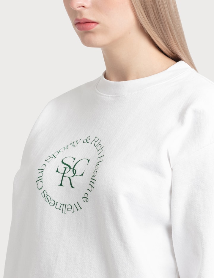 Sporty & Rich - SRWC Logo Sweatshirt | HBX - Globally Curated Fashion ...