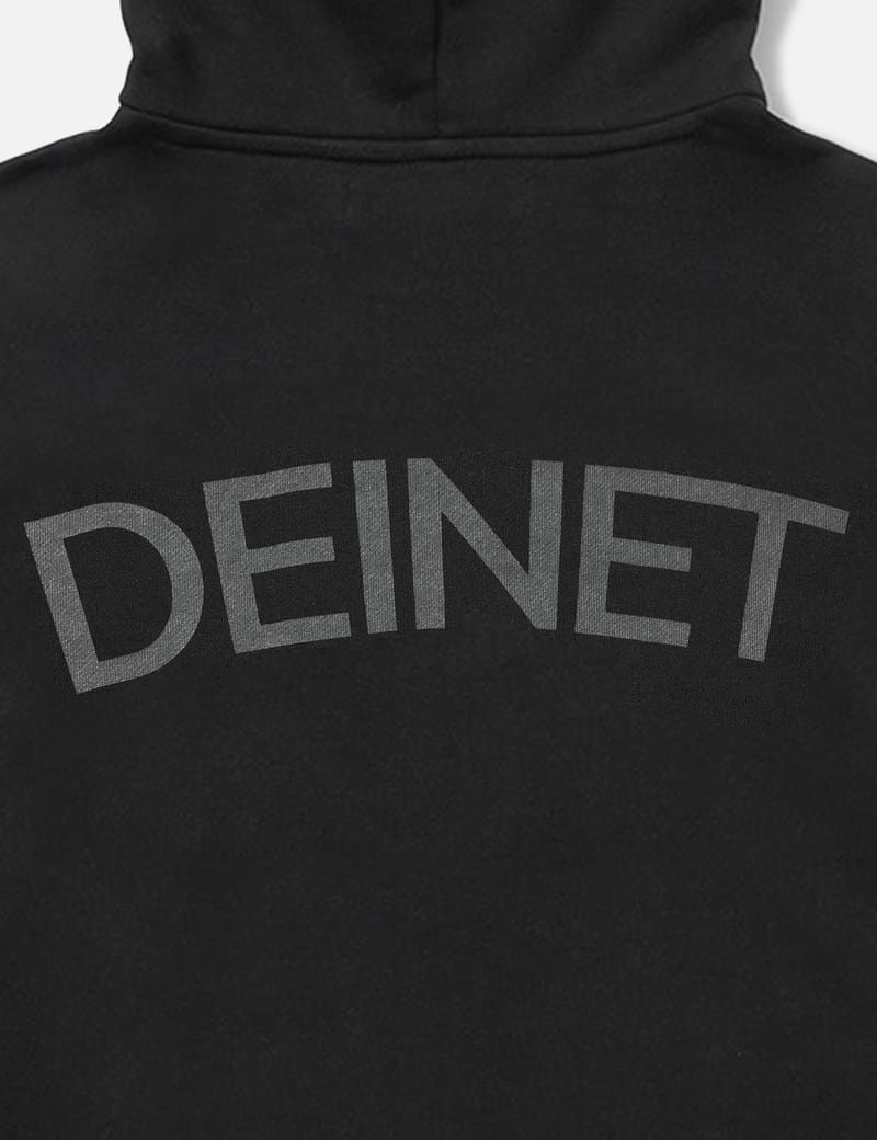 DEINET YEONJUN GGUM X DEINET Hoodie - Black hoodie with leopard