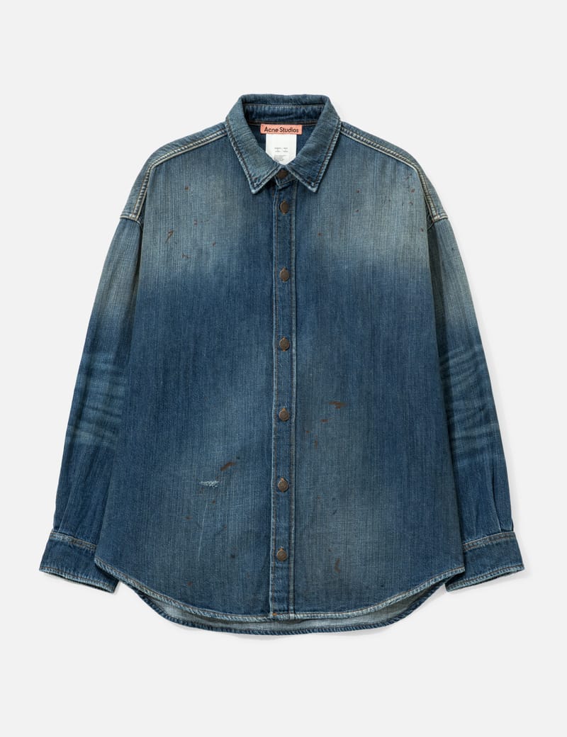 Acne Studios フェイスパッチコレクションポロシャツ　オーバーサイズ Acne Studios フェイスパッチコレクションポロシャツ オーバーサイズ
