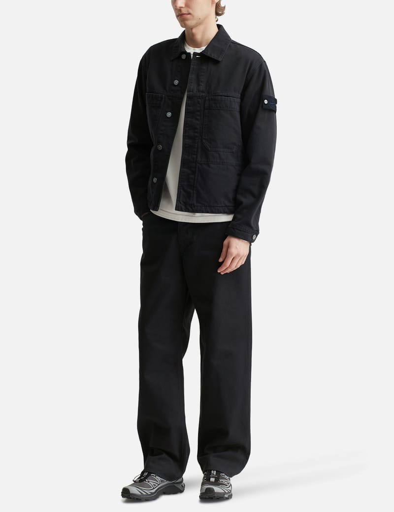 Stone Island Light Bull Denim TC Jacket - Lightweight 13oz garment