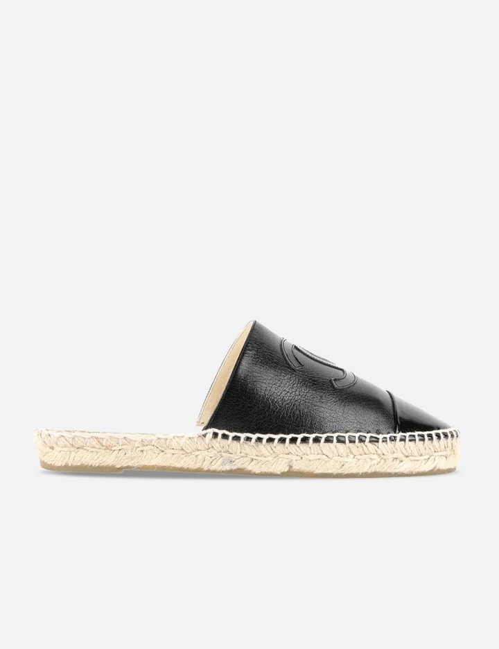 ITHEA 80 ESPADRILLE BLACK CALFSKIN main image 1