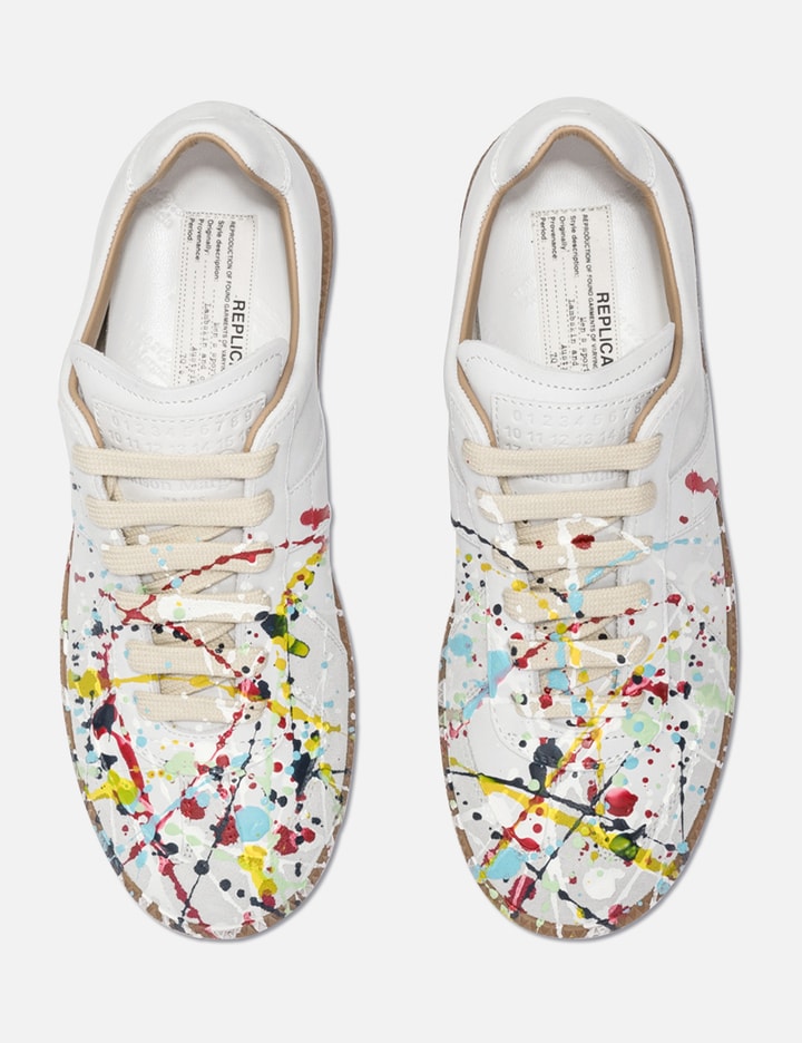 Maison Margiela - Paint Replica Sneakers | HBX - Globally Curated ...