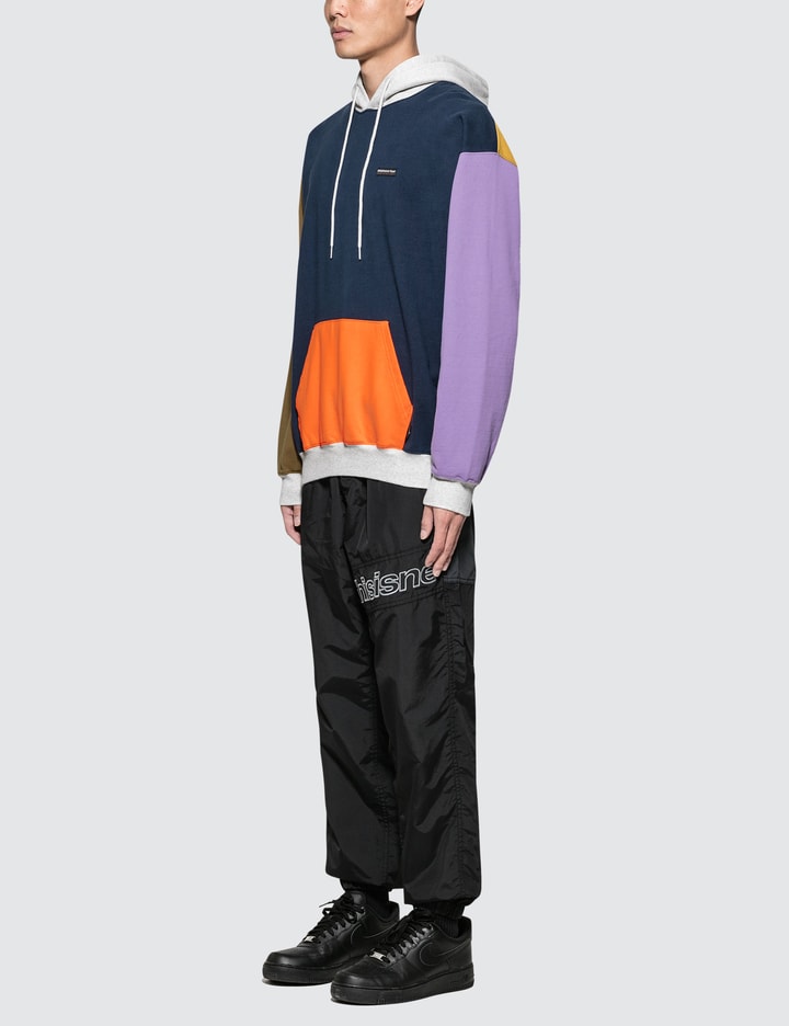 Thisisneverthat multi colored hooded sweatshirt navy Clearance