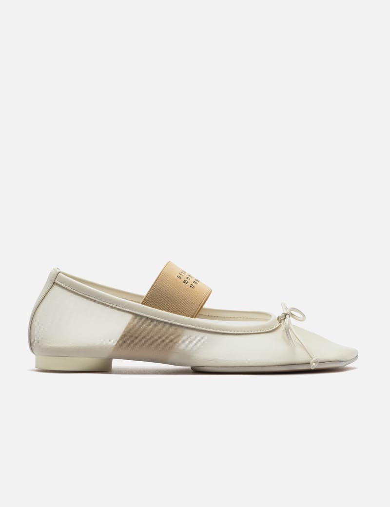 MM6 Maison Margiela - Anatomic Numeric Ballerinas | HBX