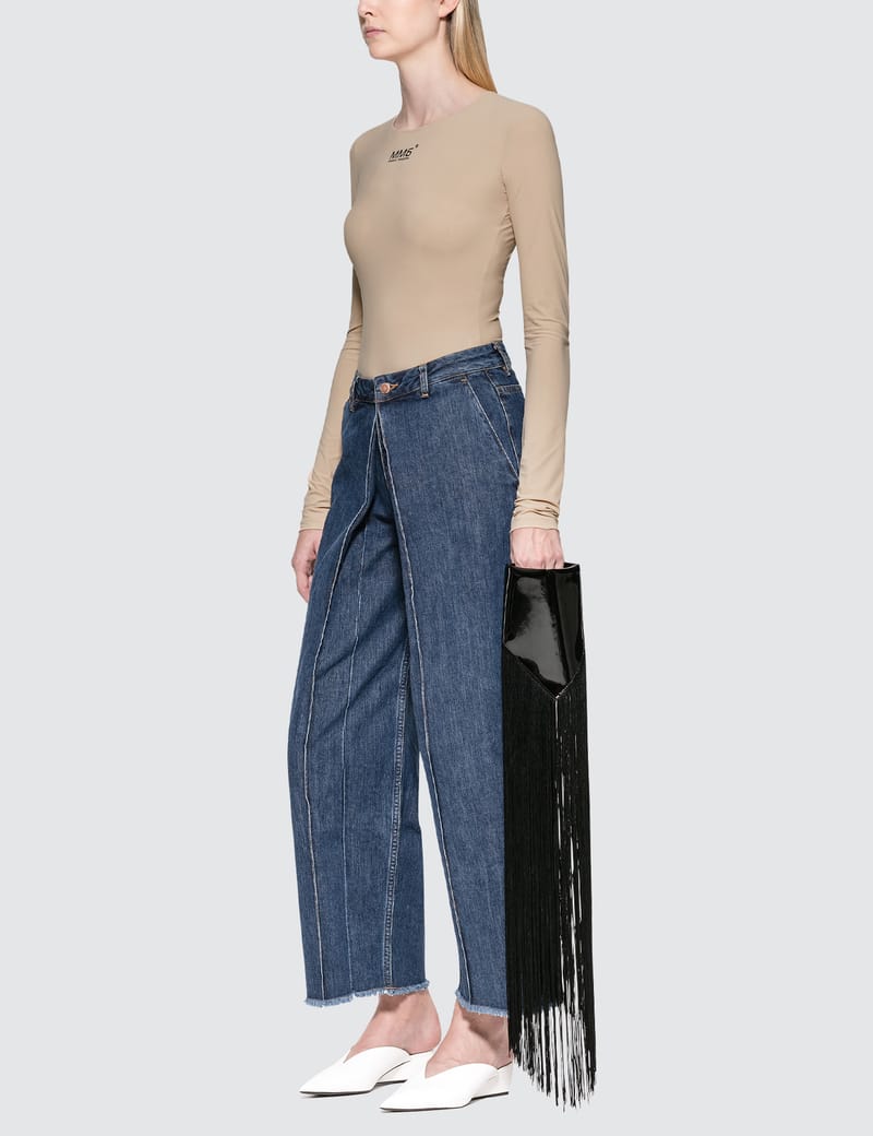 MM6 Maison Margiela - Underneath Lycra Jersey Bodysuit | HBX