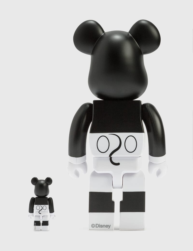 Medicom Toy - Be@rbrick Mickey Mouse (B&W 2020 Ver.) 100％ & 400％ Set ...