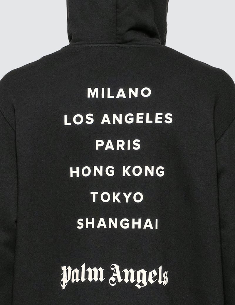 トップス Palm Angels TOKYO SPRAYED LOGO HOODIE L Palm Angels - Tokyo Sprayed Hoodie | HBX - Globally Curated