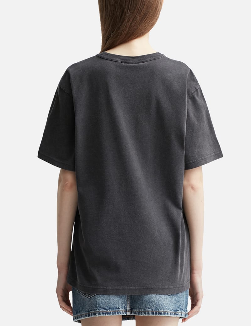 T By Alexander Wang - Distressed Logo Cotton T-shirt | HBX