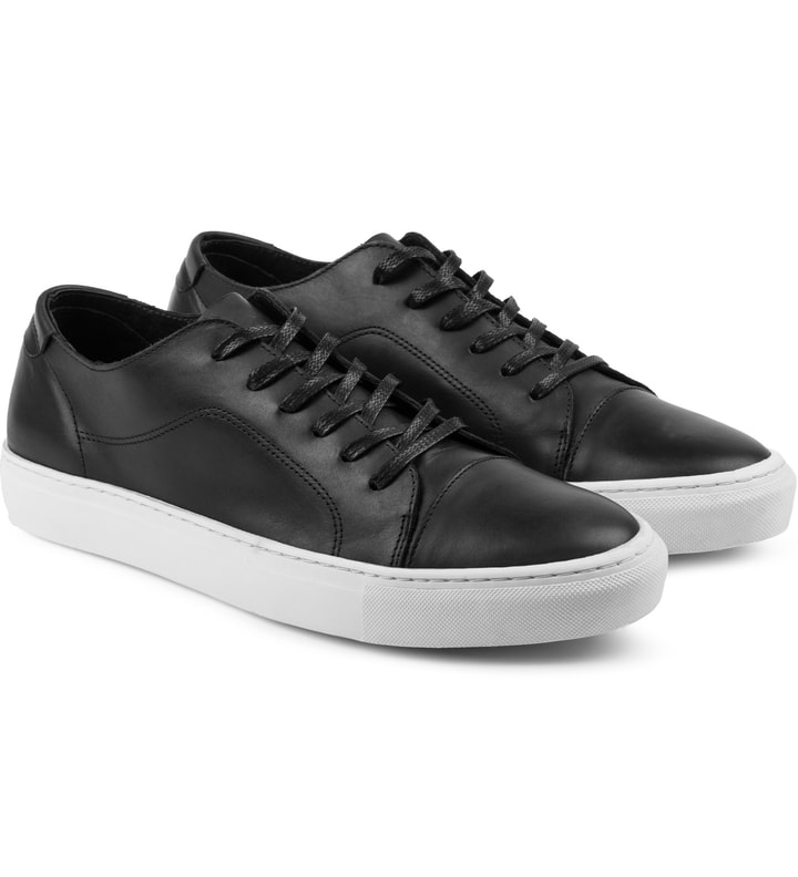 Garment Project Black/White Sole Classic Lace Shoes HBX Globally