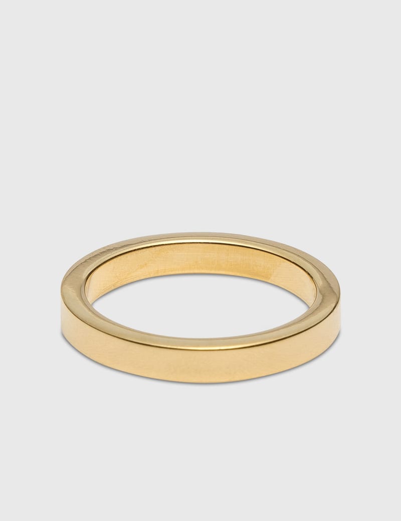 Maison Margiela - LOGO SLIM RING | HBX - Globally Curated