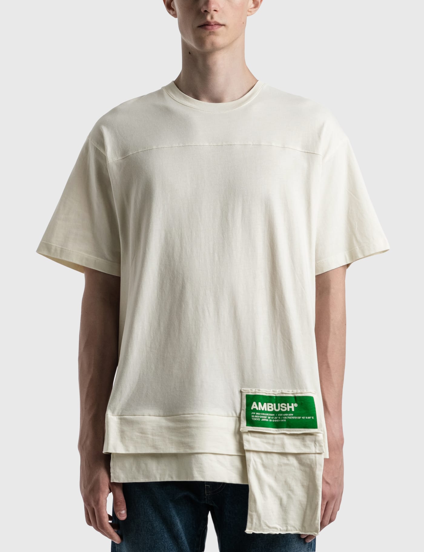 Ambush - Chain Collar T-shirt | HBX - Globally Curated Fashion and 