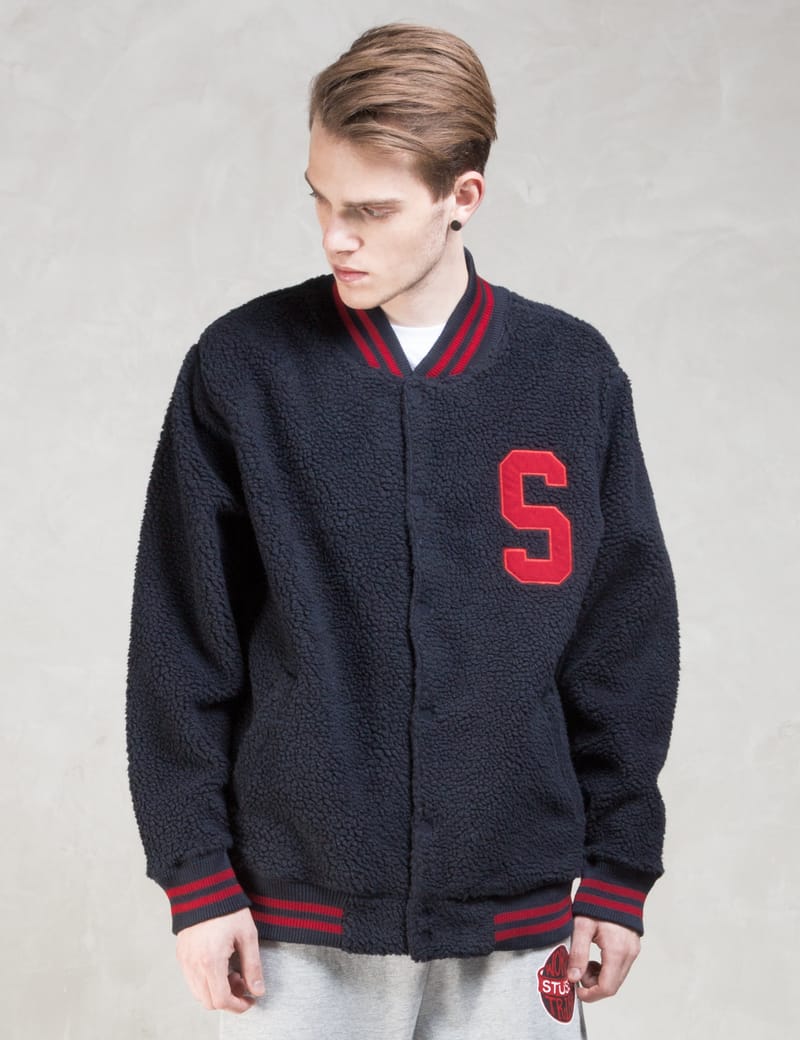 【Stussy】Sweat Varsity Jacket S Stussy Varsity Jacket | The Stussy Jacket
