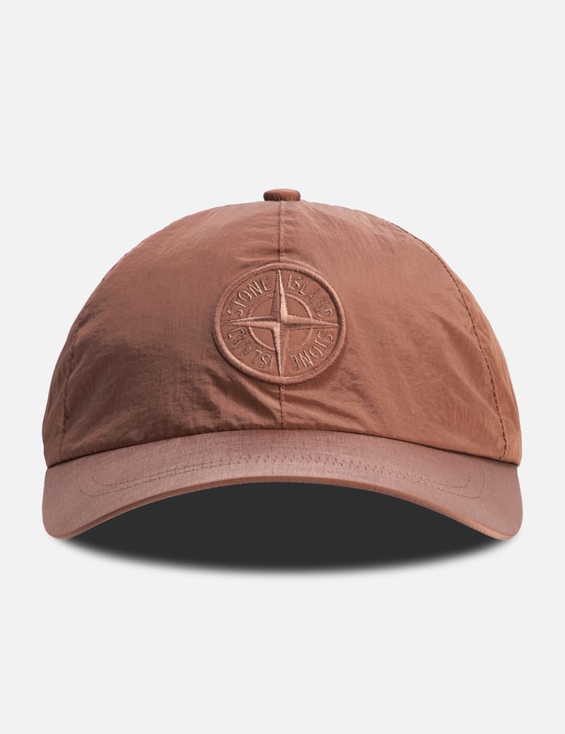 帽子 stone  Nylon l 6-Panel cap Stone Island ストーンアイランド ナイロンメタル 6パネル