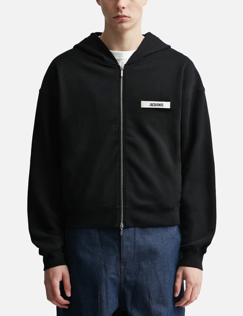 Jacquemus - Le Hoodie Gros Grain in Black – Stoy