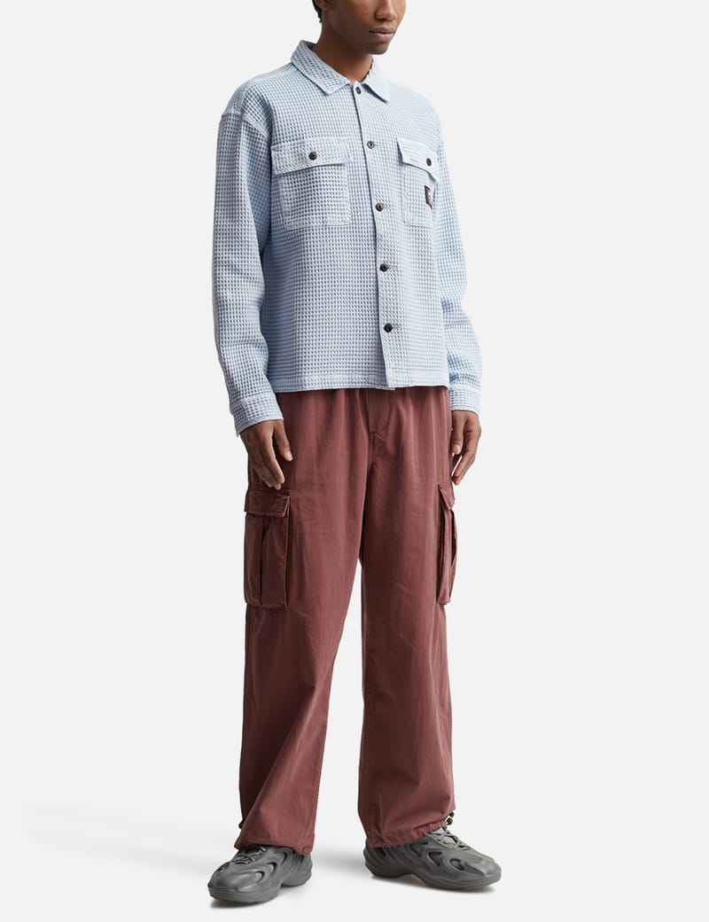 Brain Dead - ワッフルボタン フロントシャツ | HBX