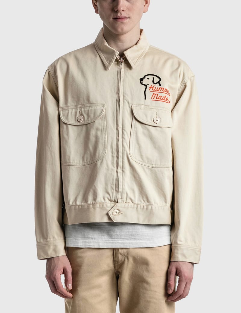 Human Made Work Jacket White XL | www.fleettracktz.com