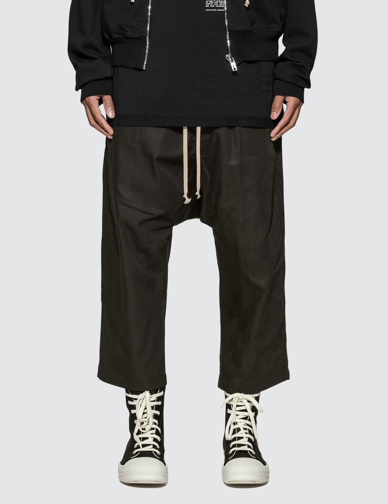 Rick Owens DRAWSTRING CROPPED サルエル RICK OWENS - Women Drawstring Cropped Pants – Atelier New York