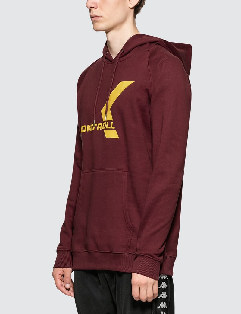 Kappa hotsell burgundy hoodie