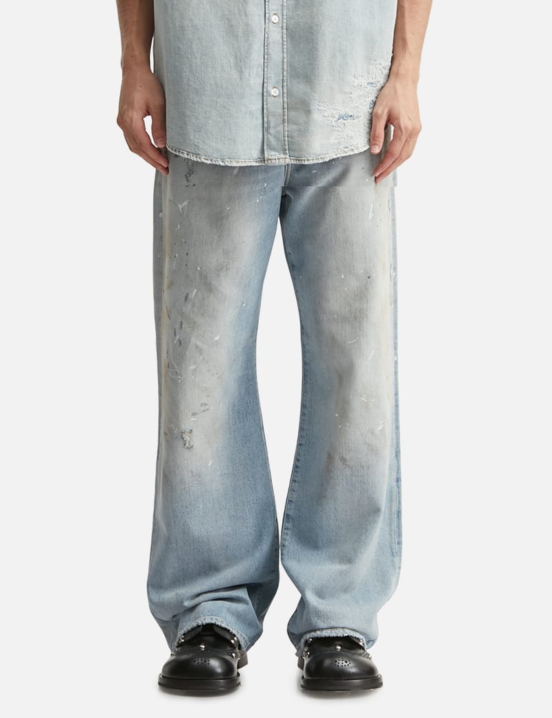 Acne Studios Loose Fit Jeans - 2021M - Light blue loose-fit jeans