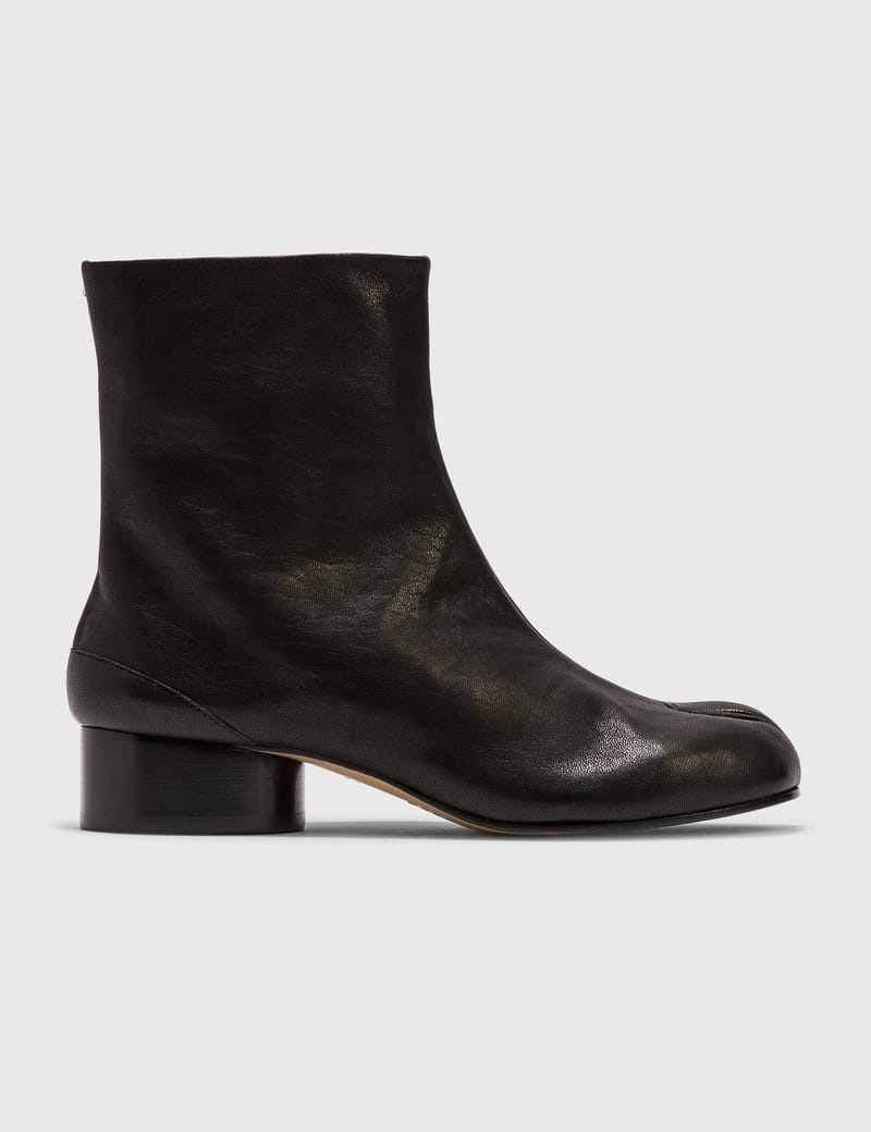 Maison Margiela - Tabi Vintage Leather Boots | HBX - Globally