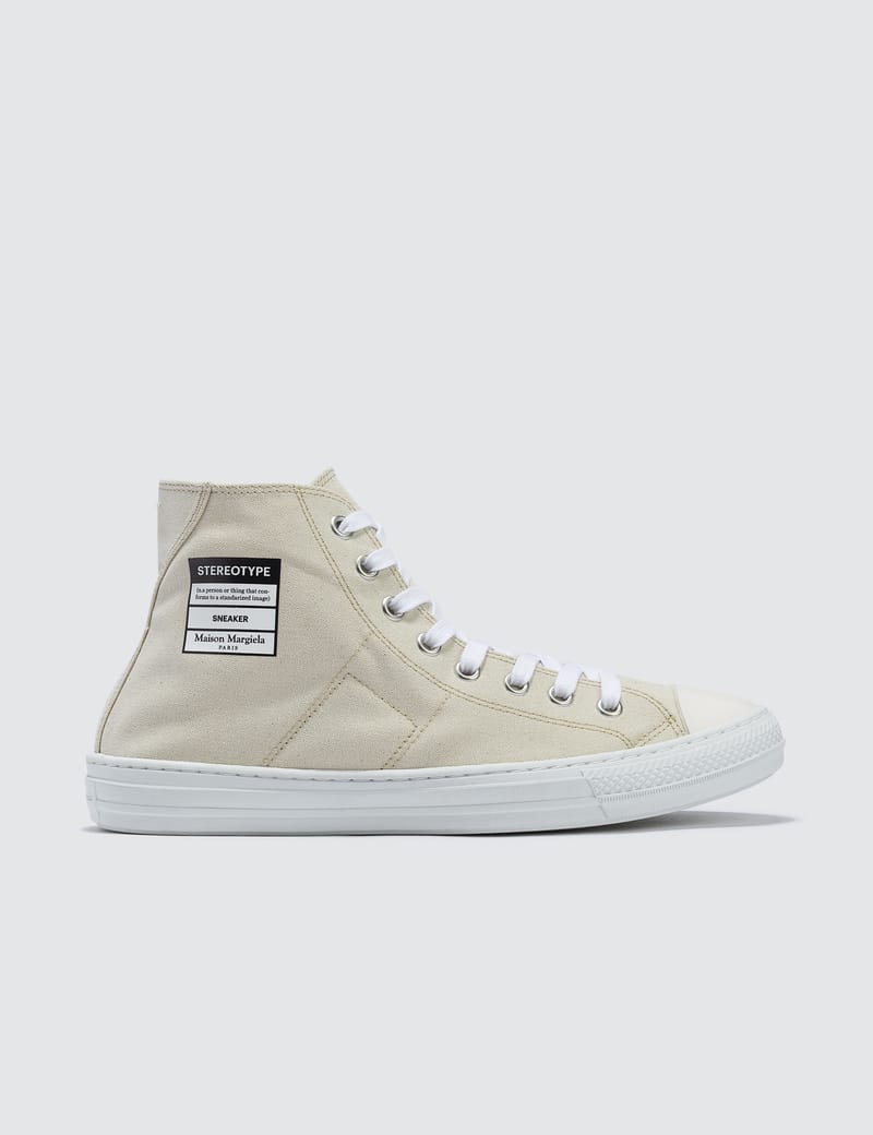 Maison margiela 22 sales stereotype high top sneaker