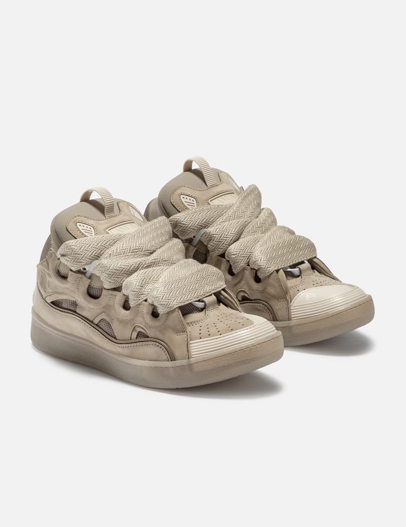 Lanvin - Leather Curb Sneakers | HBX - Globally Curated Fashion