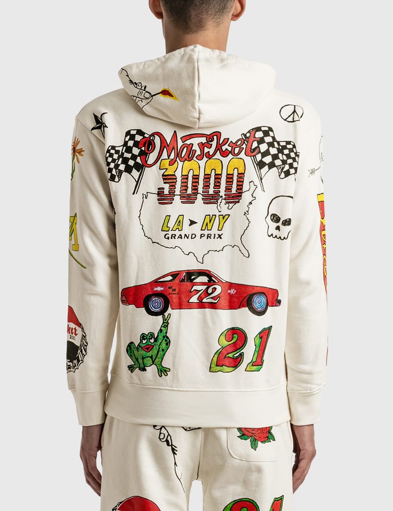 Market - Varsity Hand Drawn Hoodie | HBX - Globally Curated