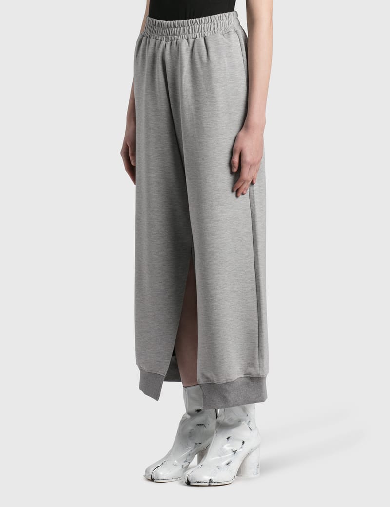 パンツ Mm6 By Maison Margiela Brushed Cotton Joggers With Cotton sweatpants in grey - MM 6 Maison Margiela Kids