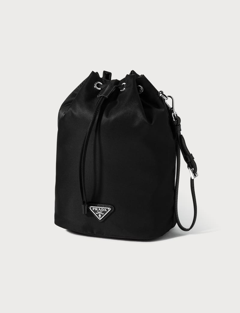 Prada Nylon Drawstring Pouch HBX Globally Curated Fashion