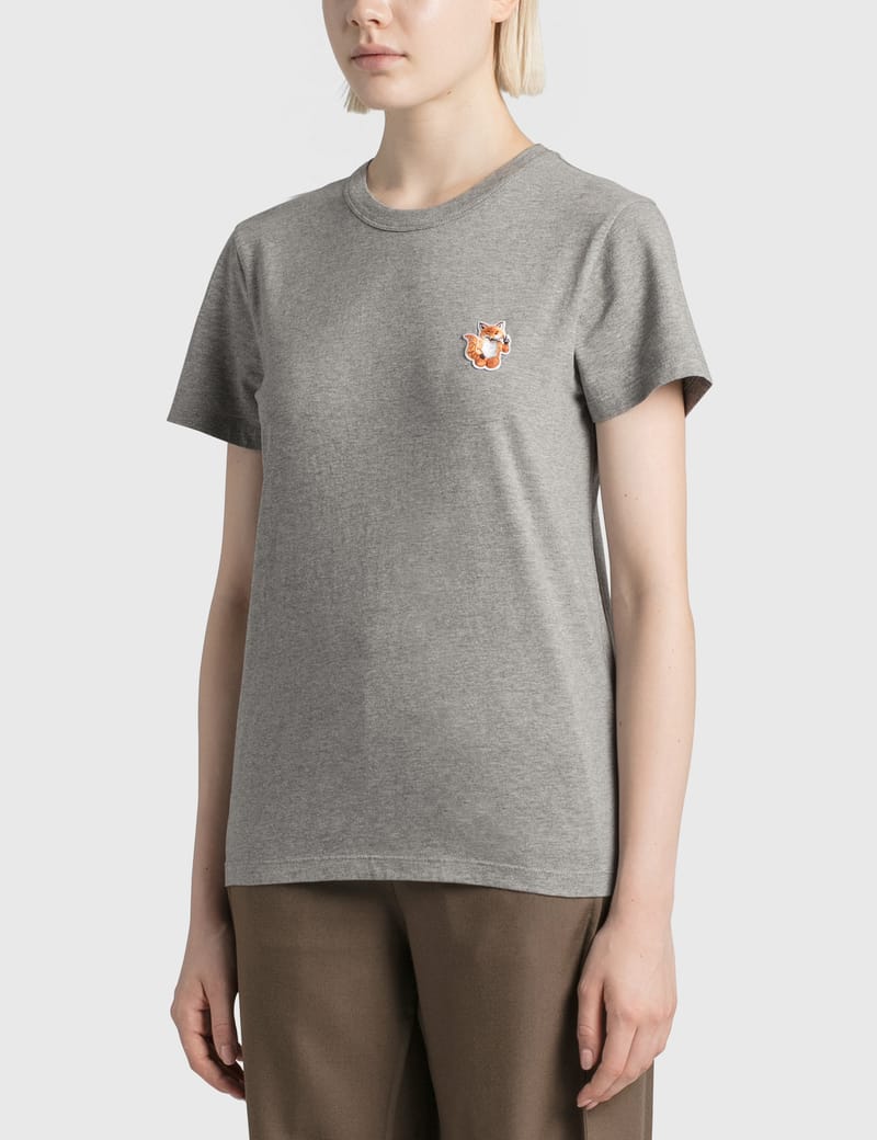 Maison Kitsuné - All Right Fox Patch Classic T-shirt | HBX