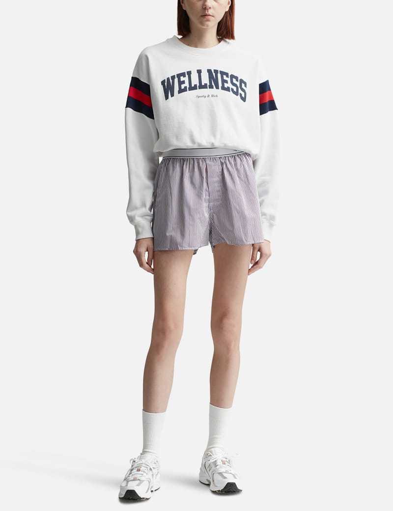 Sporty & Rich Wellness Ivy Rugby Women's Cropped Sweatshirt