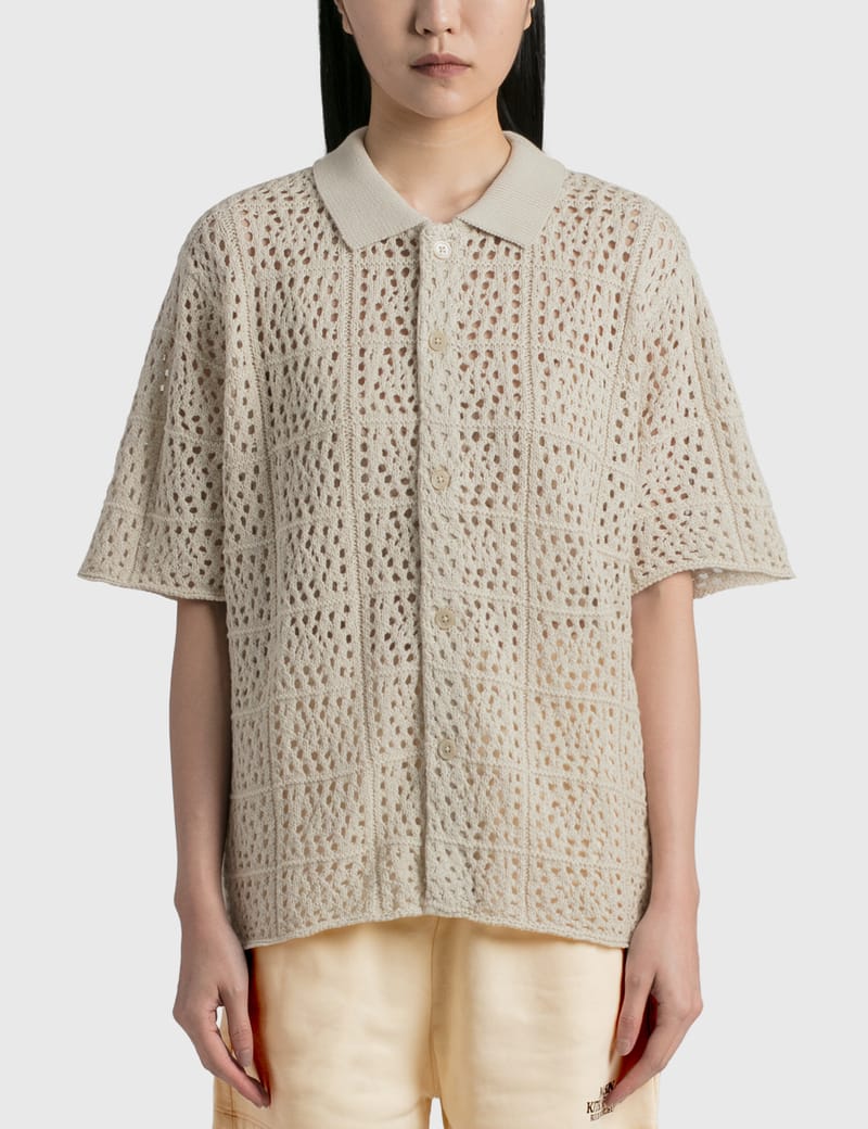 Stüssy - Crochet Shirt | HBX - Globally Curated Fashion and