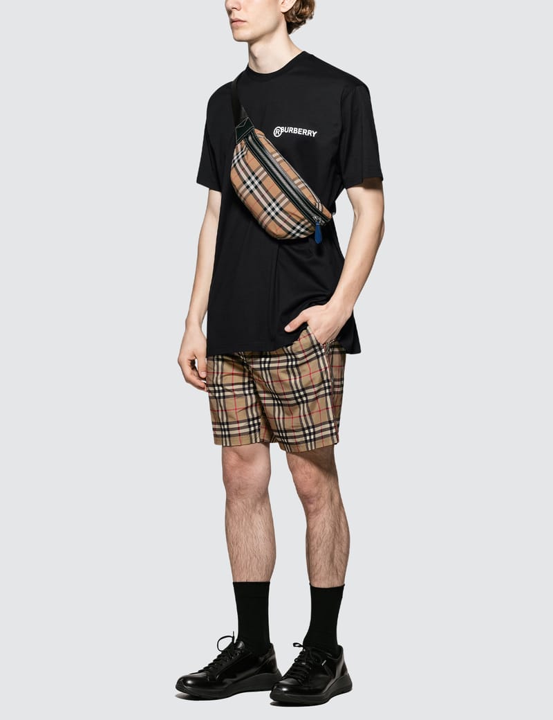 burberry vintage check swim shorts