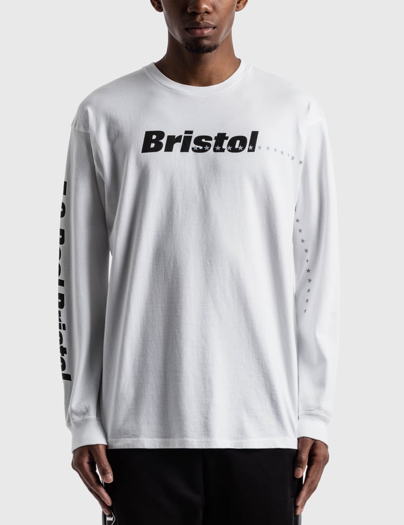 F.C. Real Bristol - Reflective 45 Stars Long Sleeve T-Shirt | HBX