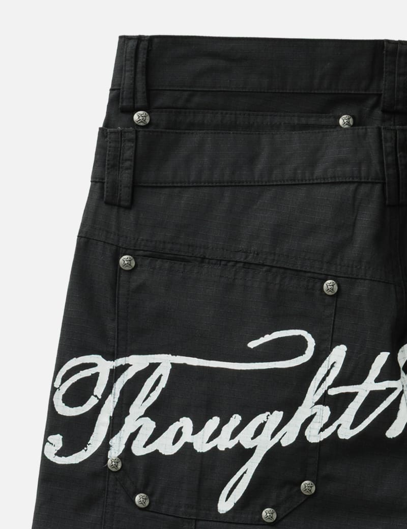 thought we friends　ダブルレイヤーワークパンツ　y2k Thought We Friends 「Gideon」 ダブルレイヤーワークパンツ - ルーズ